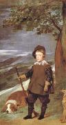 Diego Velazquez Portrait du Prince Baltasar Carlos en costume de chasse (df02) Spain oil painting reproduction